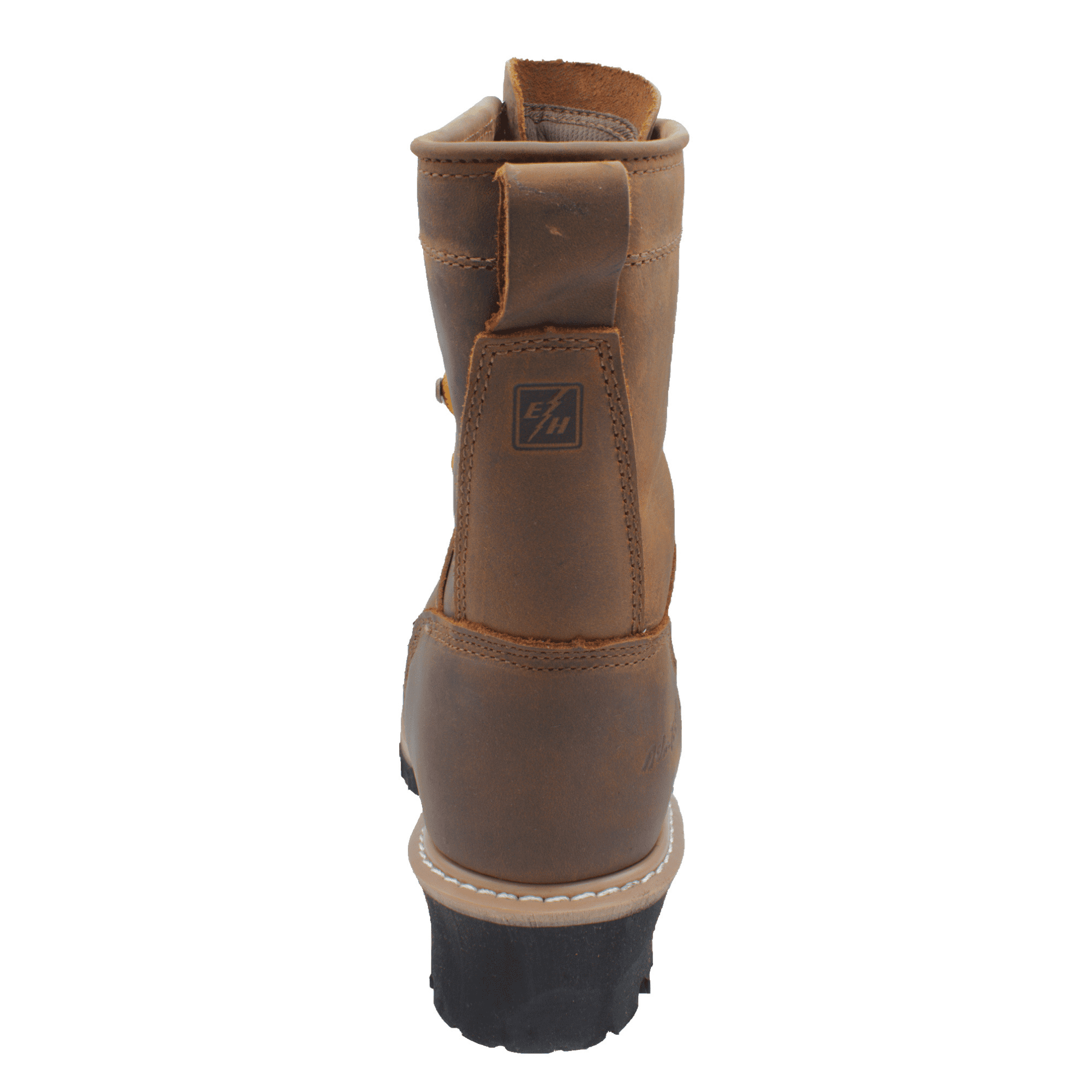 1020 Men's 8" Safety Toe Waterproof Logger Brown