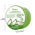 thumbnail image 3 of Gel calmante de aloe vera para después del sol, para aliviar las quemaduras solares, protección para todo tipo de pieles después del sol, envasado dentro de las 12 horas posteriores a la cosecha (300, 3 of 9