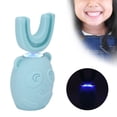 thumbnail image 1 of Cepillo De Dientes Para Niños En Forma De U, Carcasa De Dibujos Animados IPX7, Cepillo De Dientes Impermeable De Boca Entera Para Bebé Para El Cuidado De Los Niños, 1 of 7