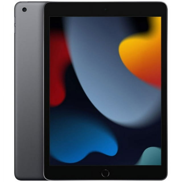 Remis à Neuf - Apple iPad 10,2 Po 64 Go avec Wi‐Fi (9e Génération) Gris Cosmique