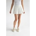 thumbnail image 2 of Pleated Skort - Women's Casual High-Waisted Tennis Skirt, White, 2 of 4