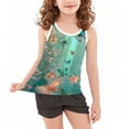 thumbnail image 1 of Camisole Sans Manches pour Enfants, Mélange Doux Coton-polyester, Design Imprimé Dégradé, Col Rond, Tissu Respirant, Tenue Quatre Saisons, 1 of 7