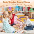 thumbnail image 2 of Juego de mesa WhimsiPlay Pyramid Wooden Sticks Dice 3-6 años, 2 of 7