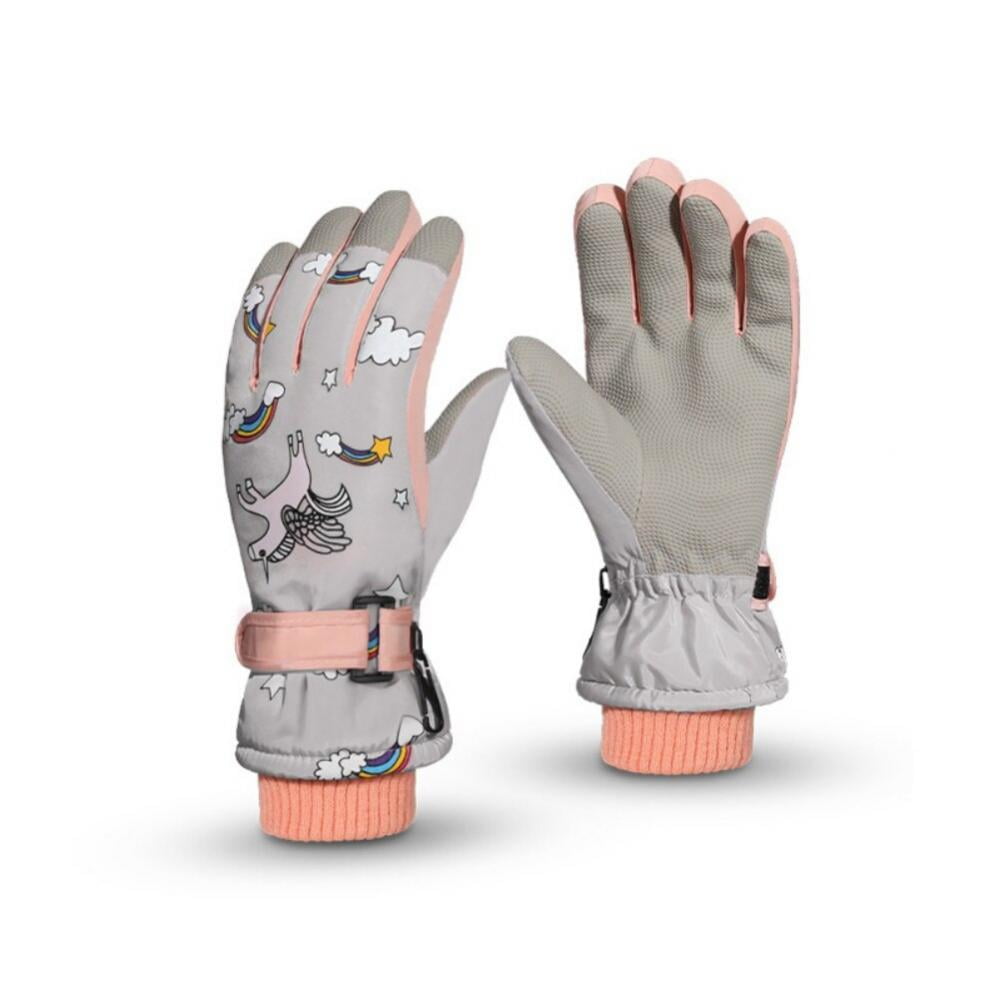 Details about   Kids Boys Girls Gloves Winter Plush Mittens Soft Velvet Thick Gloves for 6-12Y 