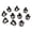 Black, variant on 10Pieces RJ45 Connector Repair Clips Covers Compatibles Cat5e Cat6 Ethernet Cables for Home Use