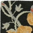 thumbnail image 3 of SAFAVIEH Blossom Kimmee Floral Flower Wool Runner Rug, Black/Multi, 2'3" x 8', 3 of 4