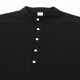thumbnail image 4 of Camisetas Elvqul Hombre sin Estampado Casual Manga Corta Negro Botones Cuello Mao Con Bolsillos, 4 of 6