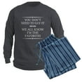thumbnail image 6 of CafePress - I'm The Favorite - Men's Long Sleeve Charcoal Pajama Set, 6 of 7