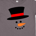 thumbnail image 4 of Inktastic Snowman with Top Hat and Carrot Nose Boys or Girls Toddler T-Shirt, 4 of 5
