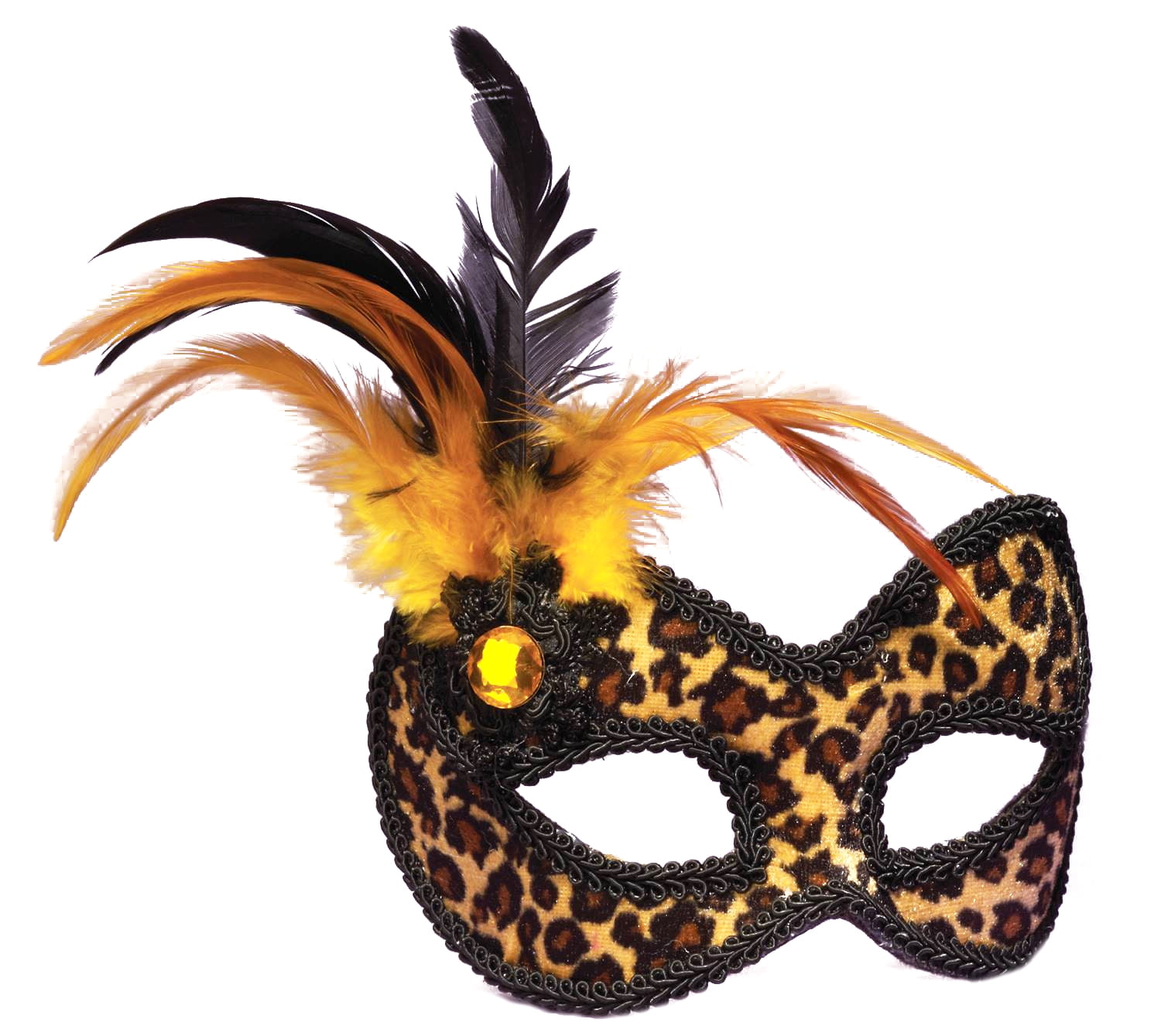 Gold White Ball Mask Leopard Animal Masquerade Mask Men's Masquerade Mask