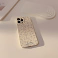 thumbnail image 2 of Compatible with iPhone 12 Case Vintage Floral Rose Pattern Cute Design for Women Girls Fashion Slim Soft Flexible TPU Rubber for iPhone 12-White, 2 of 8