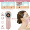 thumbnail image 3 of Face Scrubber, 3 in1 Electric Exfoliating MassageRechargeable IPX7 Waterproof with 3 Brushes, 2 Speeds, 3 of 10