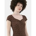 thumbnail image 4 of No Boundaries Rib Knit Mini Dress, Women’s, 4 of 5