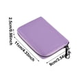 thumbnail image 2 of Credit Card Holder Organizer Wallet Binder Case Book for Men Women with 20 Card Slots, Small Card Case for IDs Gift Cards Business Cards, Zipper Wallet for Travel Daily Use, Pink, 2 of 3