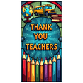 thumbnail image 2 of Space Themed Thank You Teachers Banner Backdrop Background Party Decors for School Events Teacher Appreciation Day Classroom Celebrations Photography Props, 2 of 8