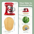 thumbnail image 5 of Mixer Slider Compatible with 5.5-8 QT Kitchen Aid Stand Mixers, Kitchen Countertop Storage Mover Sliding Caddy Mixer Slider Mat for Kitchen Aid Stand Mixer Accessories Attachment, 5 of 7