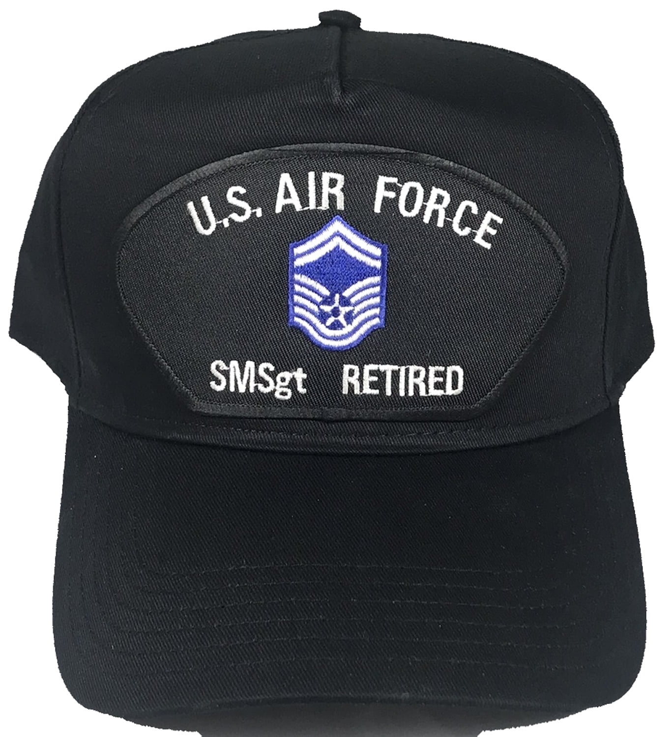 USAF AIR FORCE SENIOR MASTER SERGEANT SMSgt RETIRED INSIGNIA HAT CAP