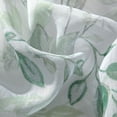 thumbnail image 2 of Mainstays Metallic Blackout Window Curtains Panel Set, Green Sage, 27.5" W x 84" L, 2 of 7