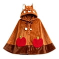 thumbnail image 6 of Womens Halloween Graphic Hoodies Halloween Cosplay Bat Cape Soft Wearable Blanket Hoodie for Women, 6 of 6