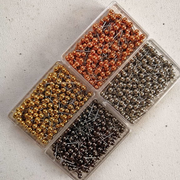 OFFIGAM 800pcs Round Push Pin Assorted Color Plastic Marking Office Decorative Wall Maps