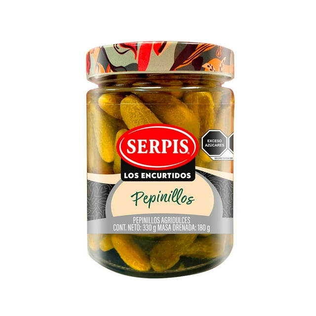 Pepinillos Serpis agridulces 330 g
