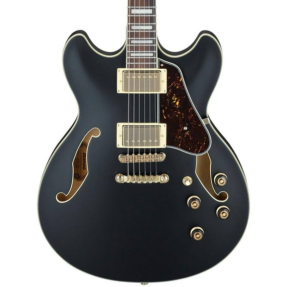 Ibanez Artcore AS73G Semi-Hollow Body Electric Guitar (Black Flat)