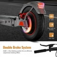 thumbnail image 4 of SISIGAD 10" Tires Electric Scooter Adults, 600W Motor, 20 Mph Top Speed, 26 Miles Range with Dual Brakes and Dual Shock Absorption, Portable Folding Commuting App Control, 4 of 8
