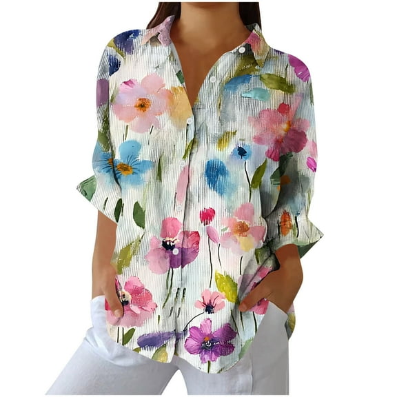 Fall Pohista Women's Shirt Womens Fall Fashion 2025 Long Sleeve Tops Tops for Fall My Items Saved for Later Fall Ladies Tops and Blouses