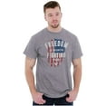 thumbnail image 5 of Freedom Fight Tactical American Flag Men's Graphic T Shirt Tees Brisco Brands S, 5 of 6