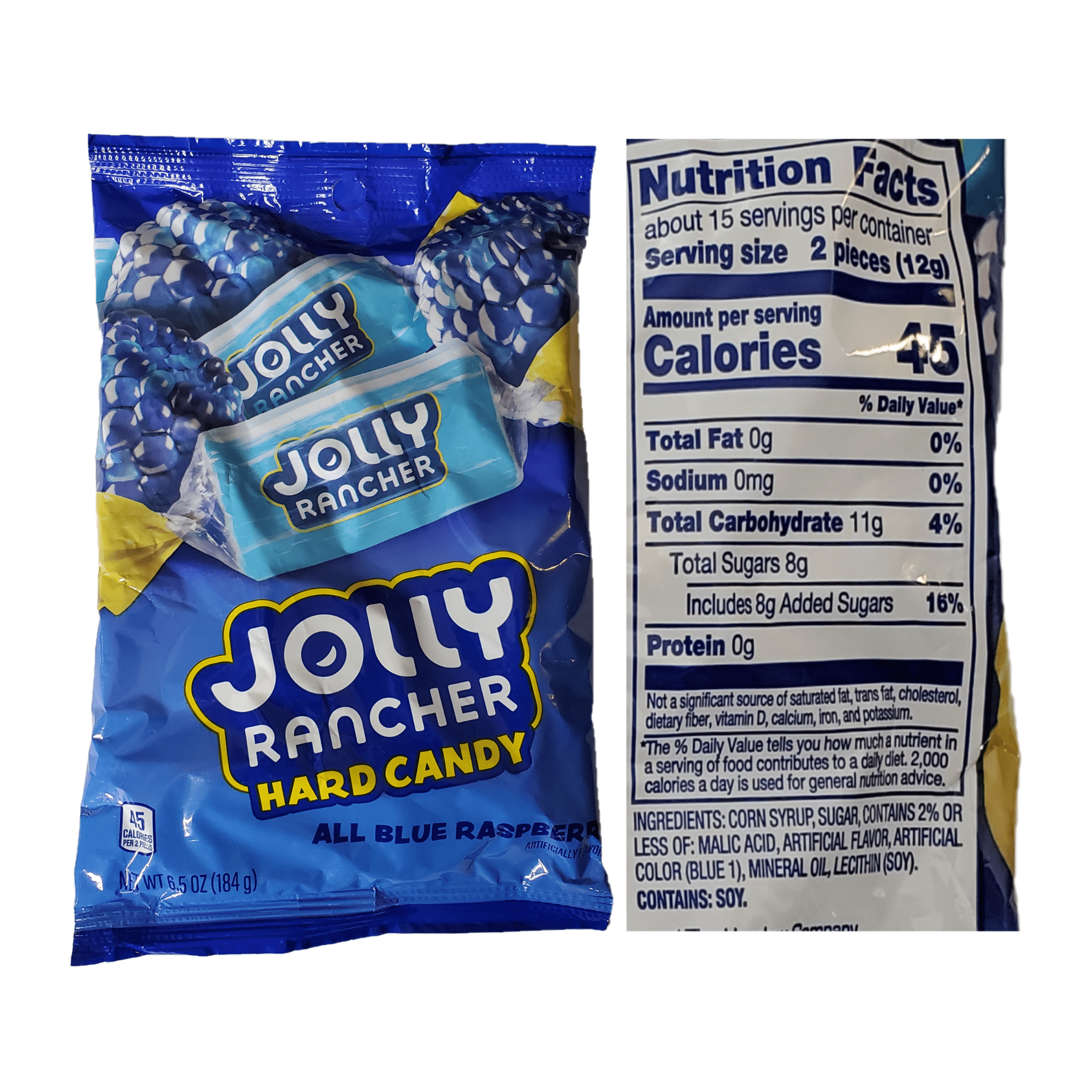 Jolly Rancher Blue Raspberry Hard Candy, 6.5oz Bag
