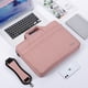 thumbnail image 2 of Laptop bag, 15.6 inch, waterproof, shockproof, laptop shoulder bag, with shoulder strap and hidden handle, pink, 2 of 5