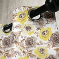 thumbnail image 3 of Ambesonne Vintage Grommet Curtain, Grungy Roses Romantic, 50" x 96", Yellow Beige Brown, 3 of 6