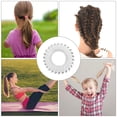 thumbnail image 6 of 10 Pcs Spiral Hair Ties ,No Crease Clear Hair Ties Spiral Ponytail Holders Coils Scrunchies Waterproof Plastic Phone Cord Hair Bands for Women Girls Teenagers, 6 of 7