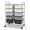 Beige & Gray, variant on GVN 10-Drawer Rolling Storage Cart-Transparent
