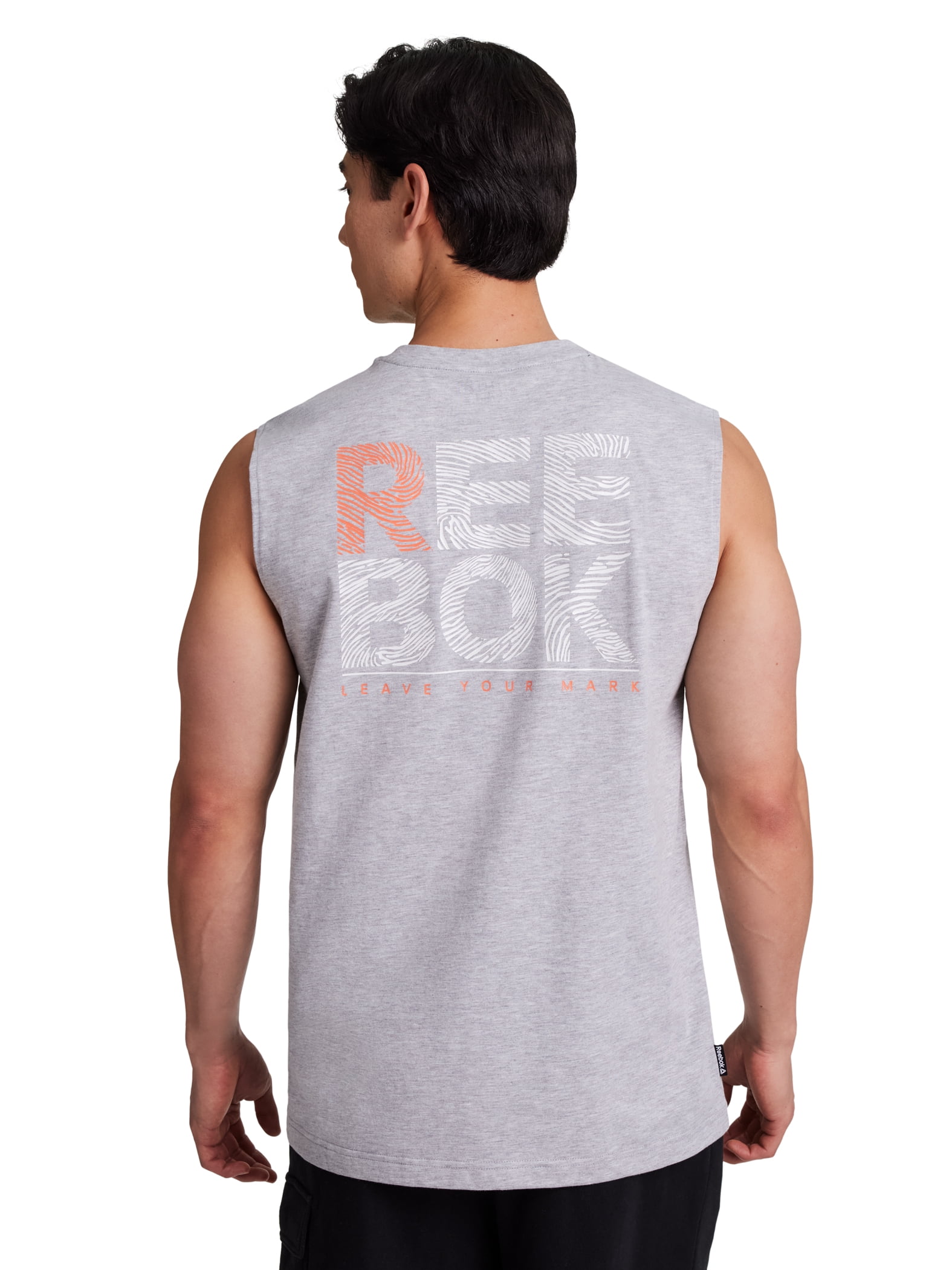 Reebok Men's and Big Men's Trace Sleeveless Graphic Muscle Shirt, Sizes XS-5XL