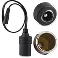 thumbnail image 1 of Car  Lighter Power Connector 10ACurrent DC5.5mmx2.1mm Female Plug, Convenient for Car , Vacuum Cleaner, 1 of 8