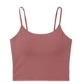 thumbnail image 4 of WRFWUL Camisole with Built in Bra for Women, Summer Spaghetti Strap Modal Padded Tank Tops with Shelf Bras, 4 of 4