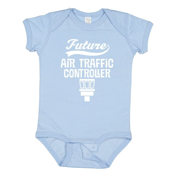Inktastic Future Air Traffic Controller Boys or Girls Baby Bodysuit