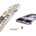 thumbnail image 4 of Veeki for iPhone 13 Case Clear with Floral Flower Pattern Design Hard PC Back Soft TPU Bumper Cover for Girls Woman Shockproof Slim Protective Case for iPhone 13 6.1 Inch (Small Flowers), 4 of 7