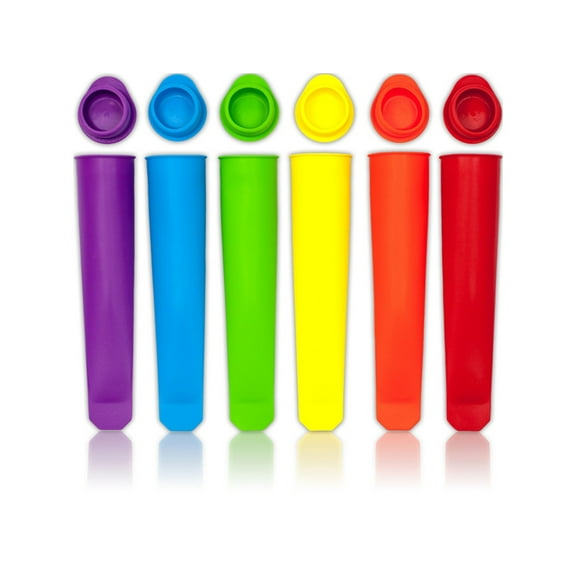 ACDANC 6Pcs Popsicles Molds,Food-Grade Silicone Popsicle Molds,Flexible Ice Cream and Ice Lolly Molds for Easy Release and Versatile Use