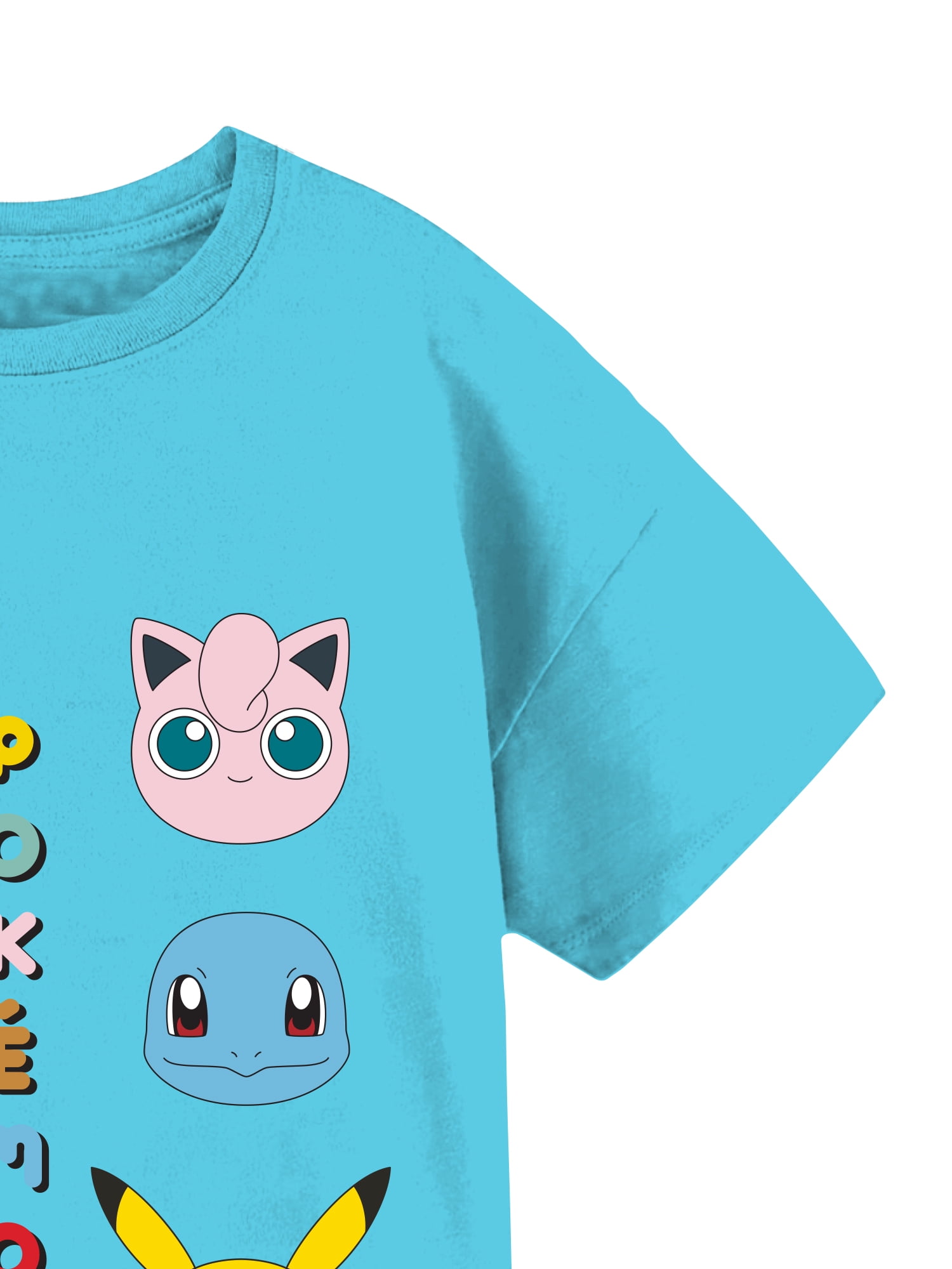 Pokémon Girls Short Sleeve Graphic T-Shirt, Sizes 4-16