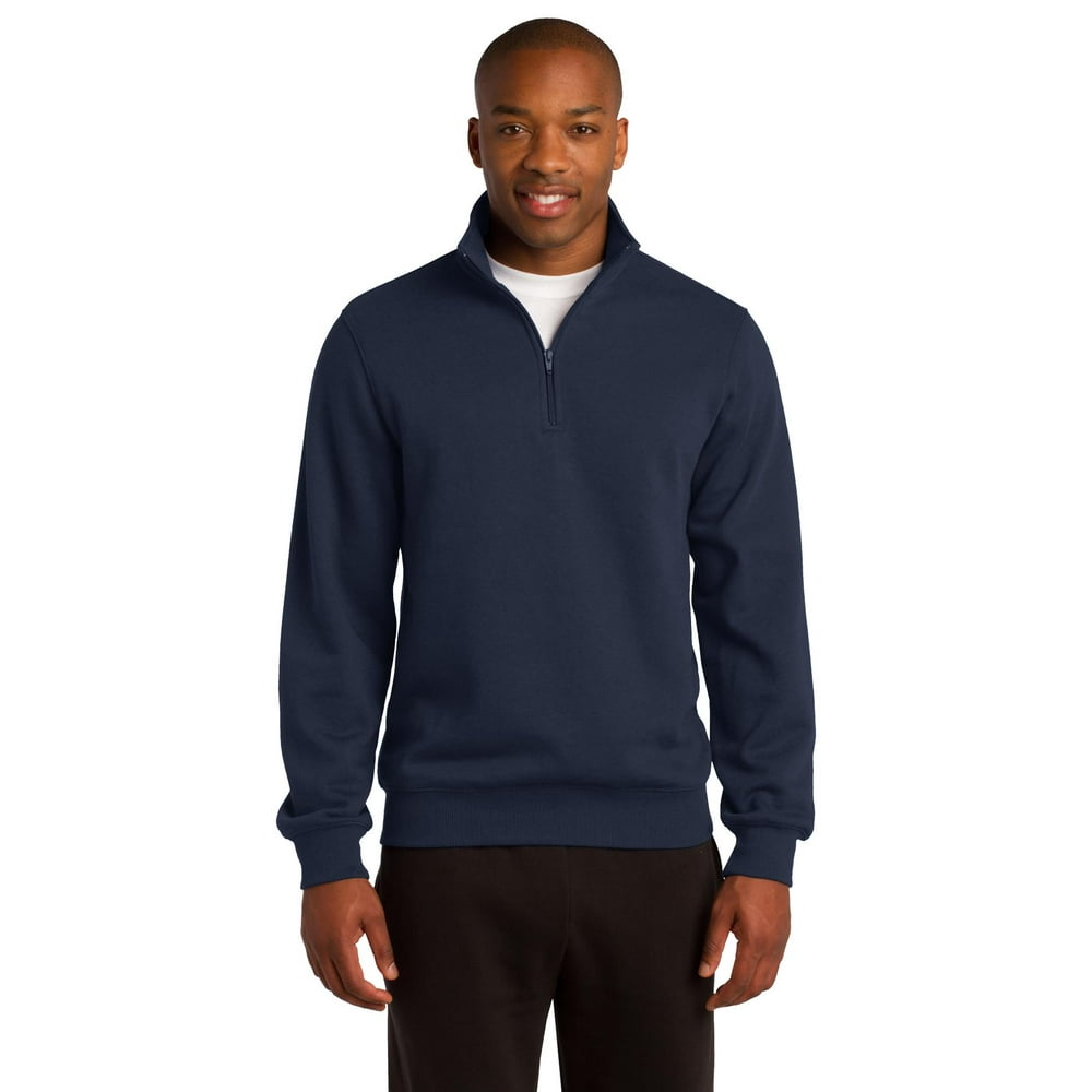 SportTek SportTek Pullover ST253 Men's 1/4Zip Sweatshirt Walmart
