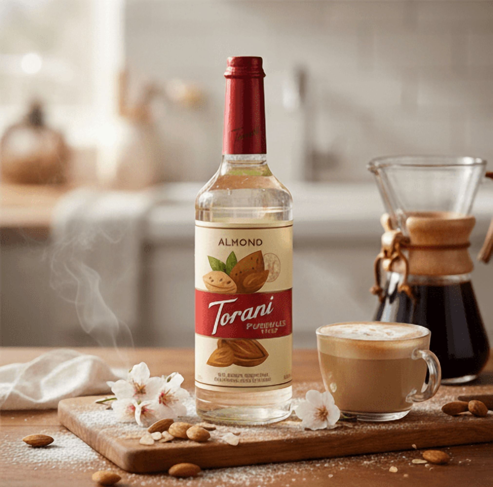 Torani Almond Puremade Syrup cs 4/750 ml
