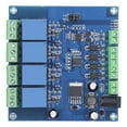 thumbnail image 2 of Carte Relais RTU, Module Relais 4 Canaux Réponse Rapide Puce de Conversion de Niveau DC7-24V MAX485 8bit MCU pour l'Industrie, 2 of 8