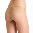thumbnail image 3 of Ambrielle Tulip Lace Cheeky Panty - Pecan Praline - Ladies Small, 3 of 3