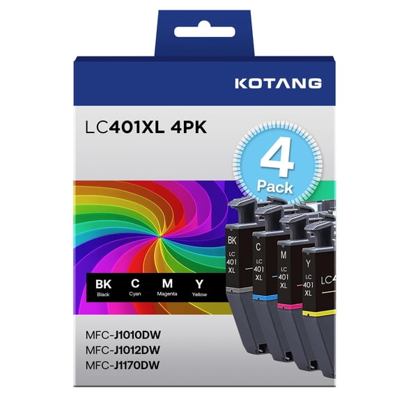 Cartucho de tinta KOTANG LC401XL para Brother MFC-J1170DW J1010DW
