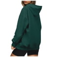 thumbnail image 4 of Womens Oversized Hoodies Long Sleeve Drawstring Lightweight Hooded Sweatshirt Casual Loose Pullover Tops, 4 of 5