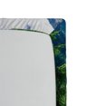 thumbnail image 2 of Ambesonne Nature Fitted Sheet, Alpine Scenery Pastoral, Queen Size, Green White, 2 of 2