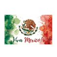 thumbnail image 2 of Patriotic Mexican Independence Day Polyester Banner with National Colors for Event Party Decoration and Photography Background (B-180X110cm), 2 of 5