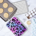 thumbnail image 6 of Colorful Leopard Print Pattern Pot Holder Set 2 Piece Non-Slip Oven Hot Pads Heat Resistant Durable 7x9.8in, 6 of 7